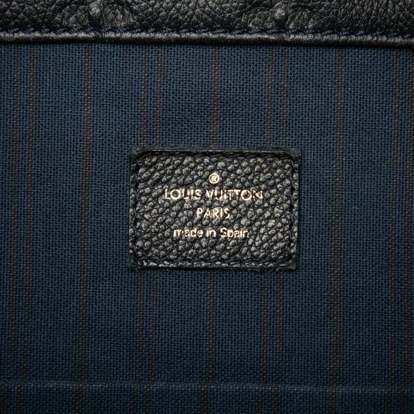 Louis Vuitton Monogram Empreinte Artsy MM Blue Leather Very good condition - Box View