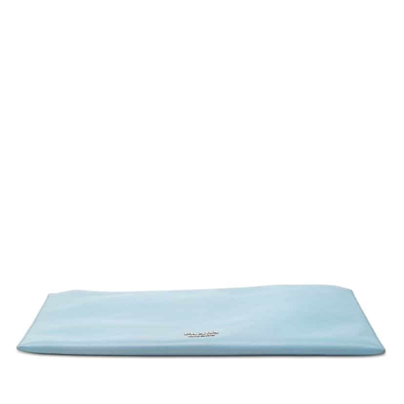 Prada Saffiano Clutch Blue Leather Very good condition - Inside View
