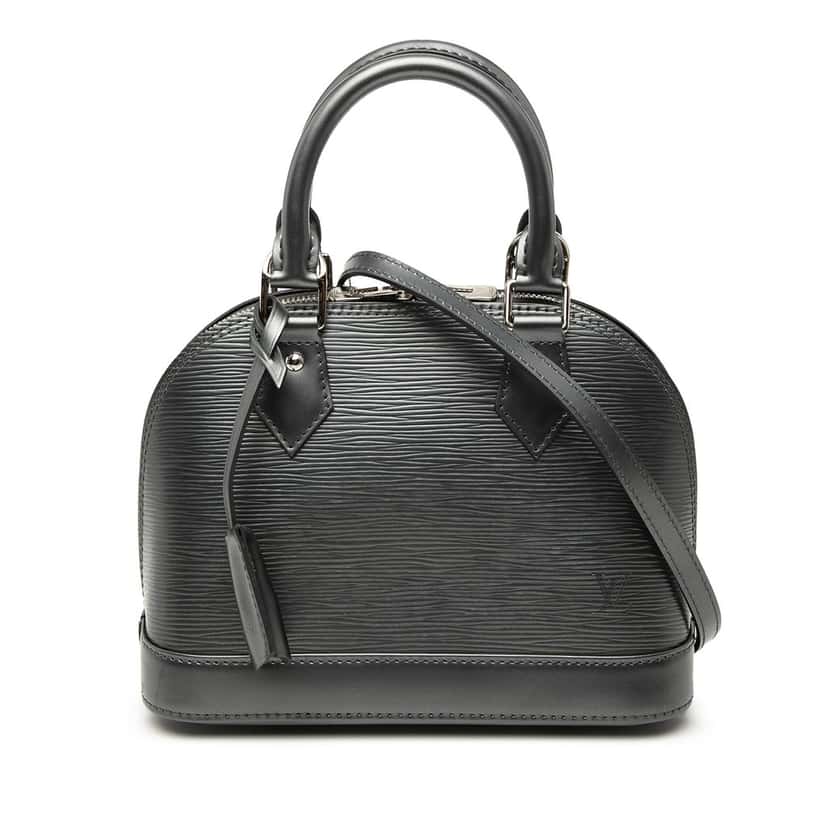 Louis Vuitton Epi Alma BB Black Leather Very good condition - Front View