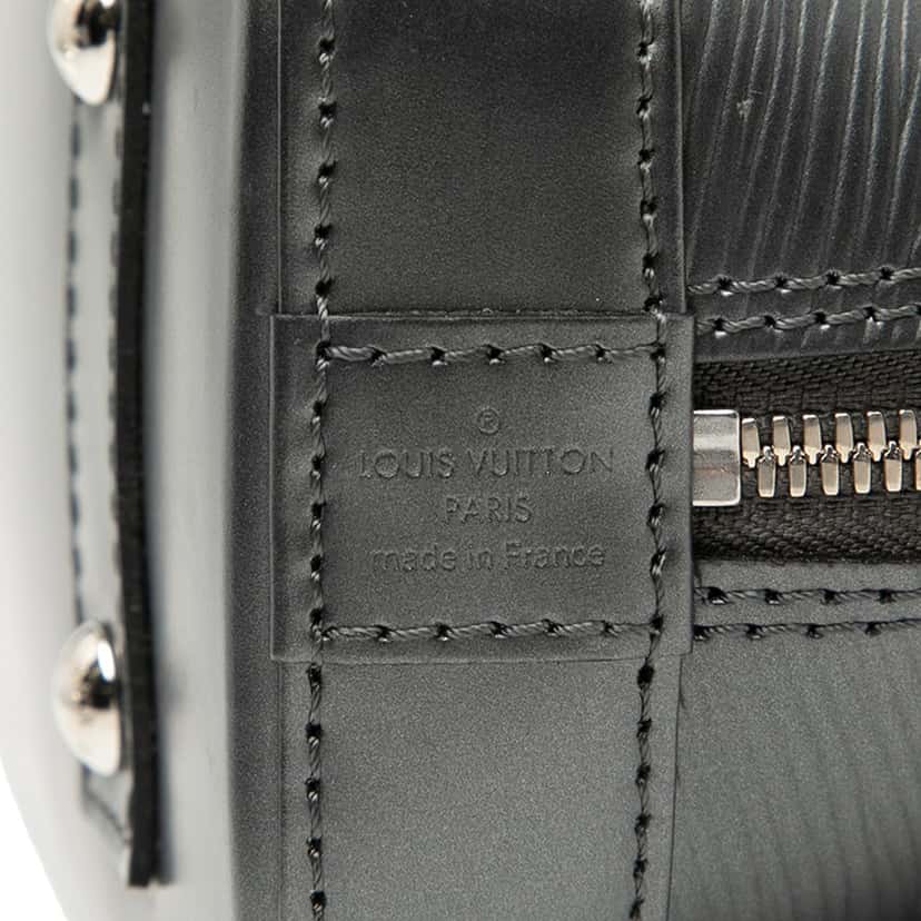 Louis Vuitton Epi Alma BB Black Leather Very good condition - Box View