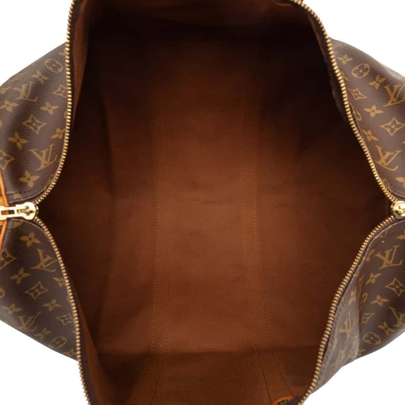 Louis Vuitton Monogram Keepall Bandouliere 55 Brown Good condition - Model View