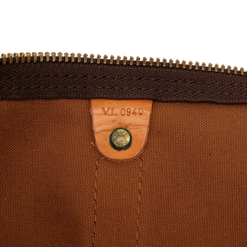 Louis Vuitton Monogram Keepall Bandouliere 55 Brown Good condition - Box View