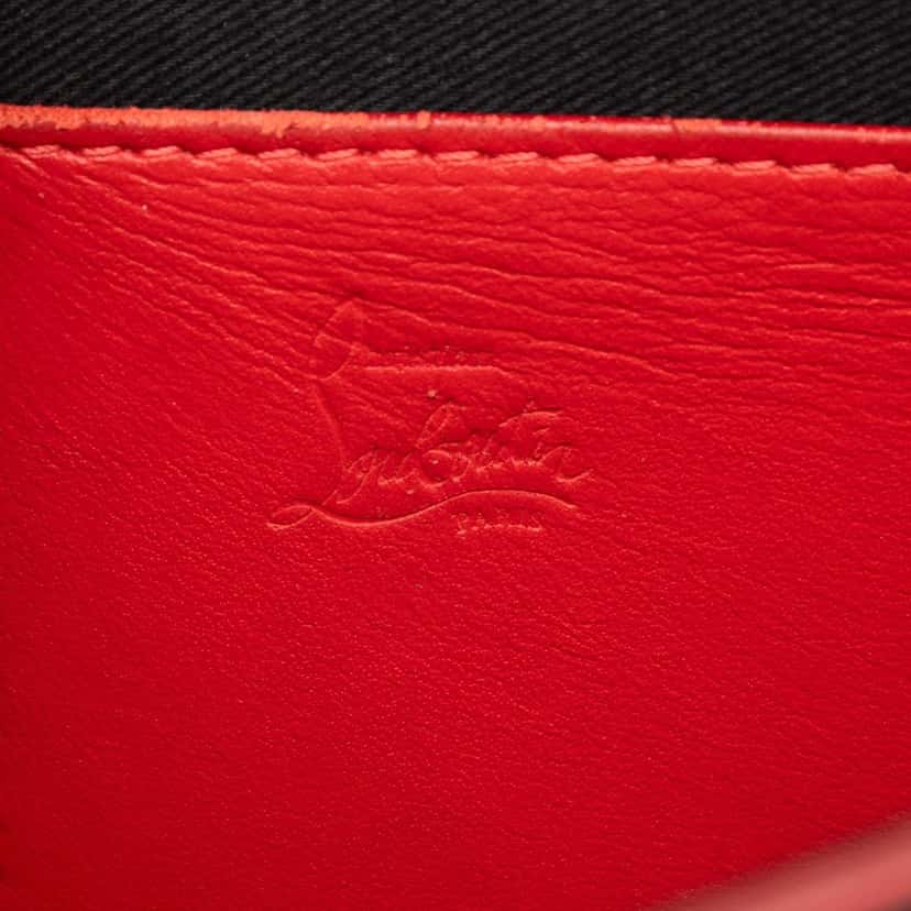 Christian Louboutin Leather Trick Track Satchel Black Leather Very good condition - Box View