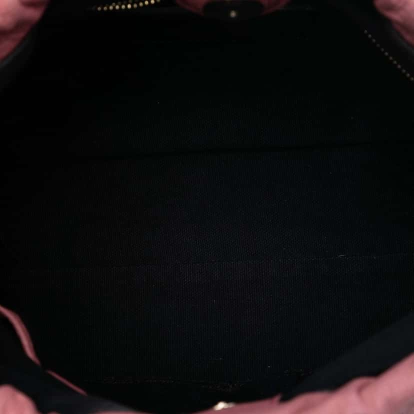 Burberry House Check Canvas and Calfskin Little Crush Crossbody Pink Leather Very good condition - Model View