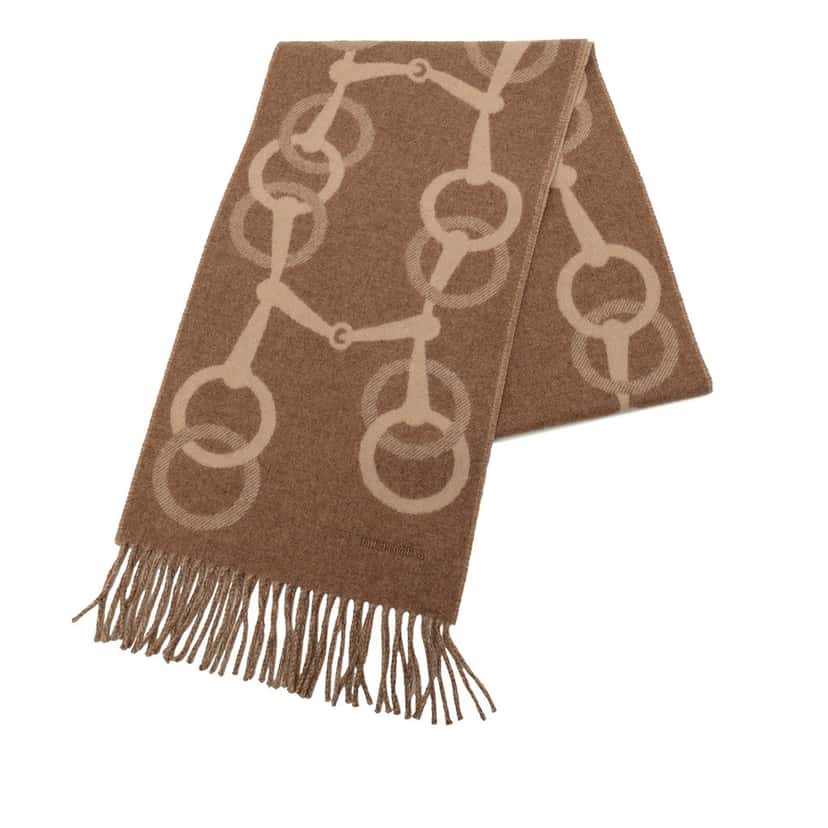 Hermès Any Mors Cashmere Scarf
