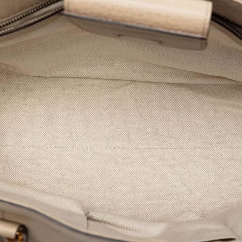 Gucci Pebbled Leather Miss GG Tote Brown Leather Very good condition - Model View