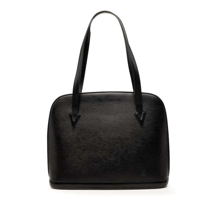 Louis Vuitton Epi Lussac Black Leather Very good condition - Front View
