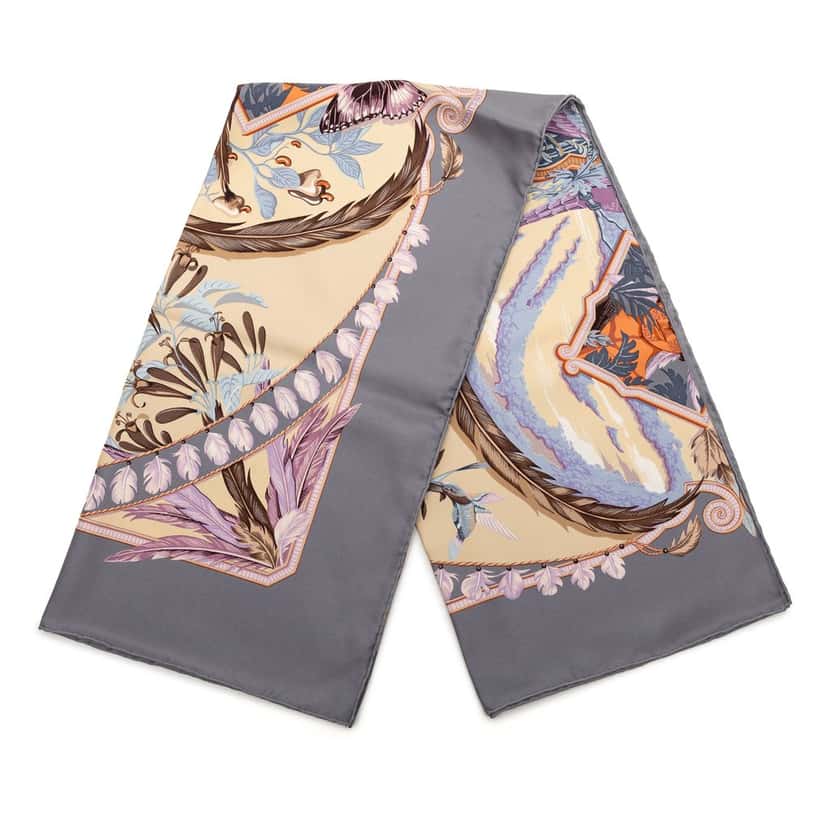 Hermès Amazonia Silk Scarf 90 Other Very good condition - Front View