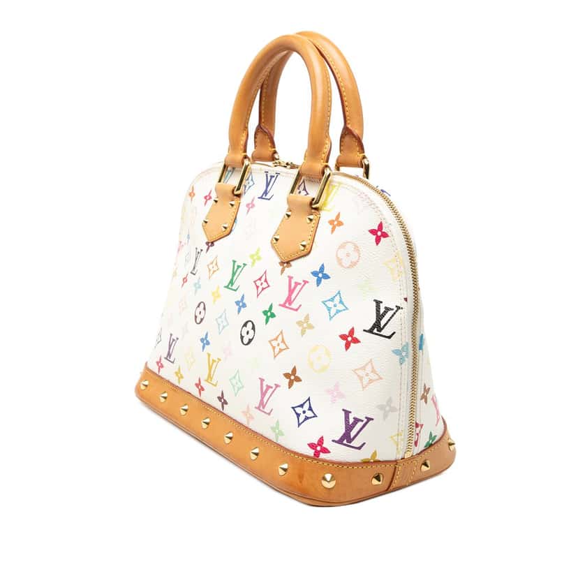 Louis Vuitton Monogram Multicolore Alma PM White Very good condition - Back View