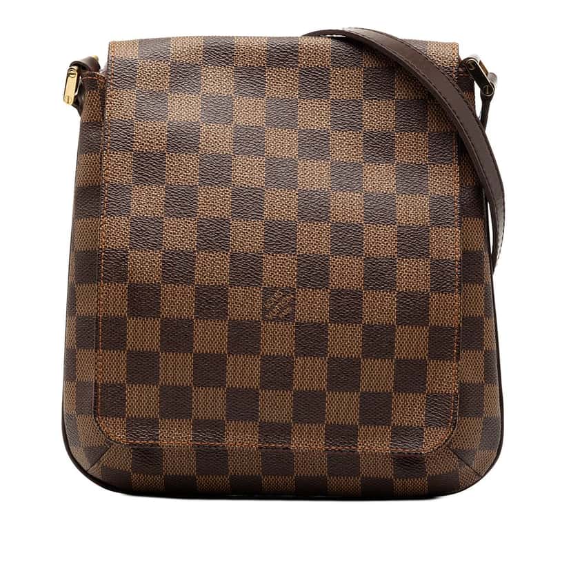 Louis Vuitton Damier Ebene Musette Salsa Long Strap Brown Very good condition - Front View