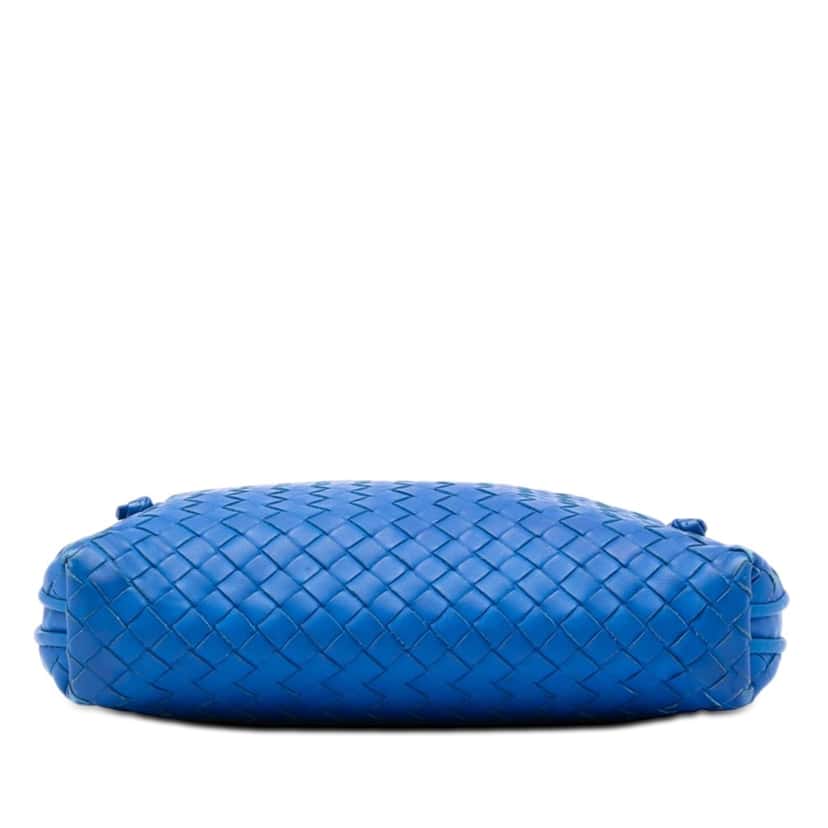 Bottega Veneta Nappa Intrecciato Nodini Crossbody Blue Leather Very good condition - Inside View