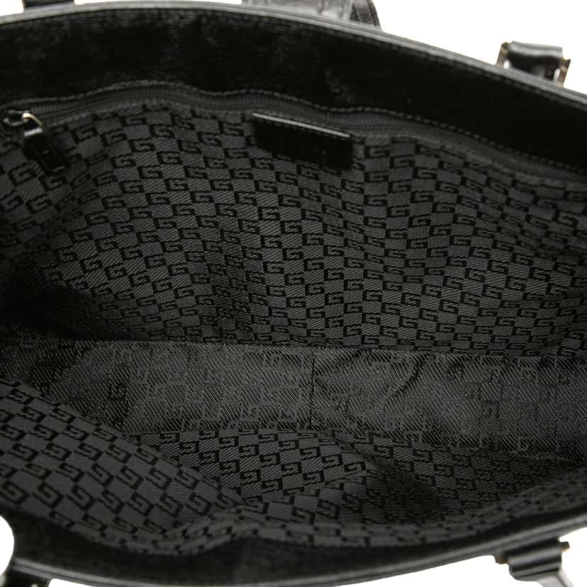 Gucci Canvas Square G Tote Black Very good condition - Model View
