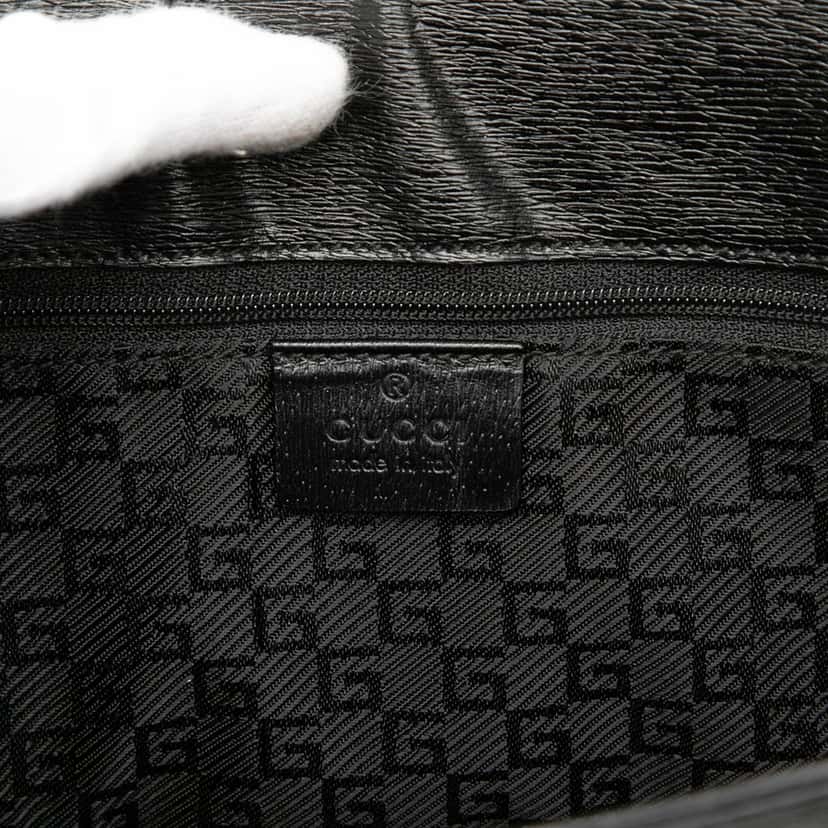 Gucci Canvas Square G Tote Black Very good condition - Box View