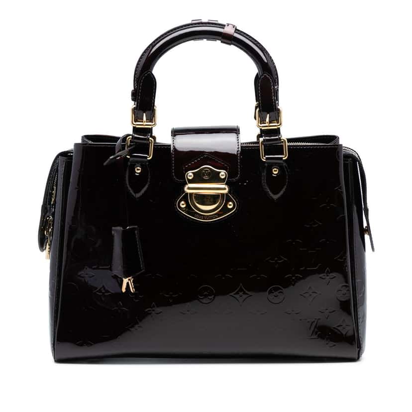 Louis Vuitton Monogram Vernis Melrose Avenue Purple Leather Very good condition - Front View