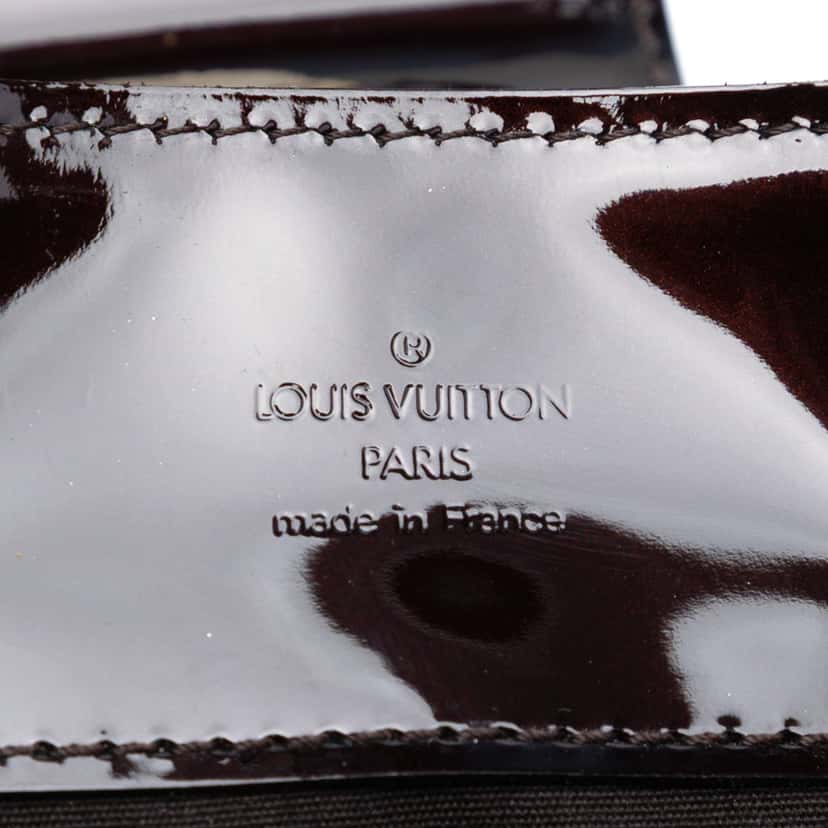 Louis Vuitton Monogram Vernis Melrose Avenue Purple Leather Very good condition - Box View