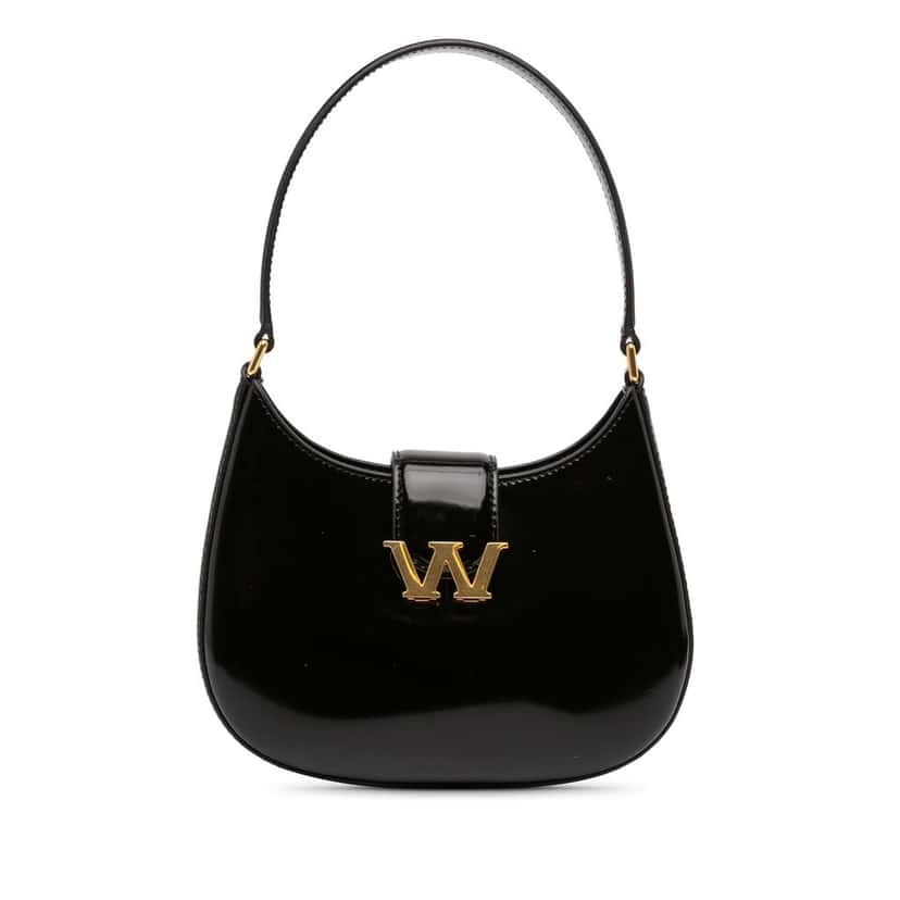 Alexander Wang Small Calfskin W Legacy Hobo Black Leather Very good condition - Front View