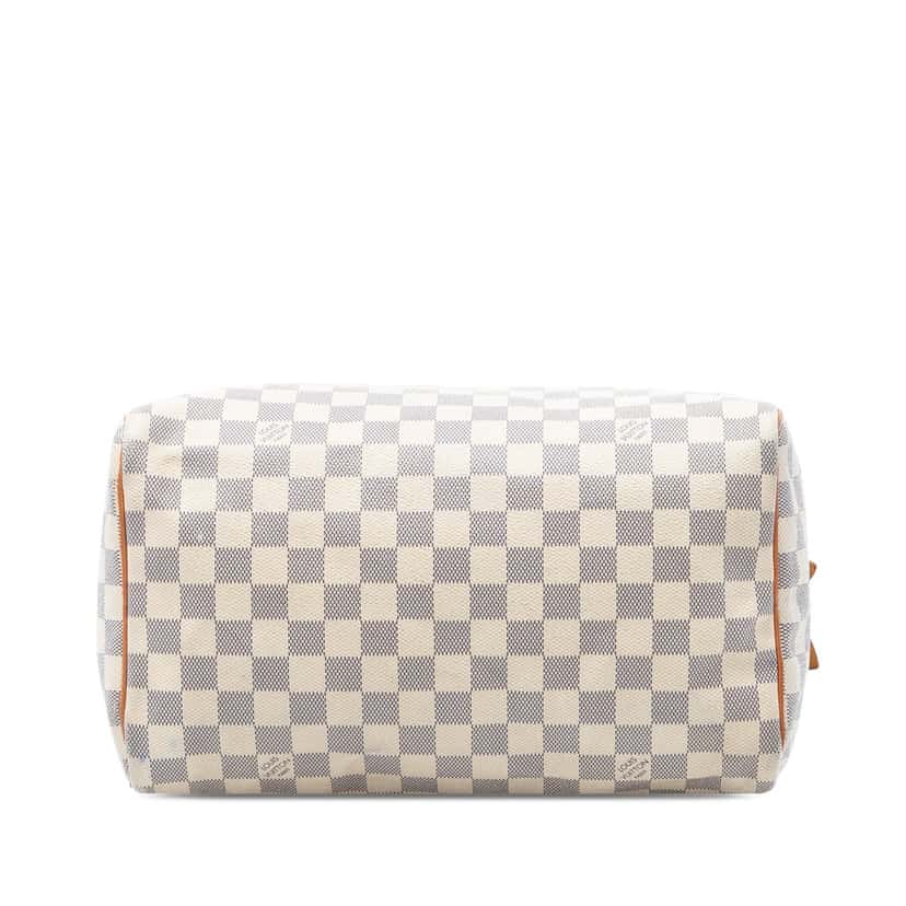 Louis Vuitton Damier Azur Speedy 30 White Very good condition - Inside View