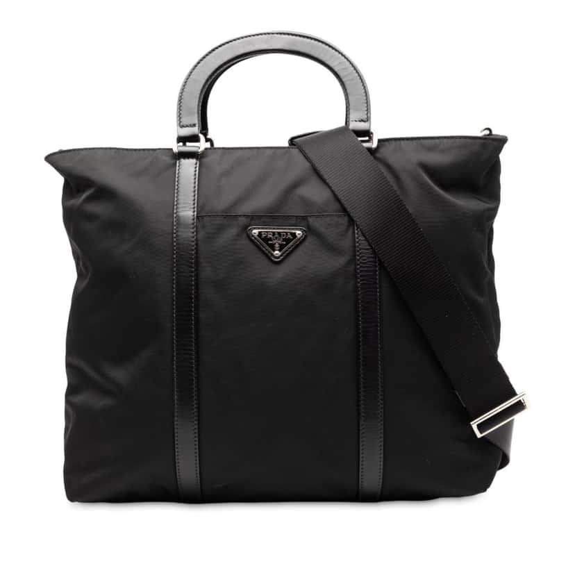 Prada Tessuto Satchel Black Very good condition - Front View