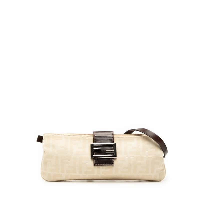 Fendi Zucca Canvas Crossbody Beige Very good condition - Front View