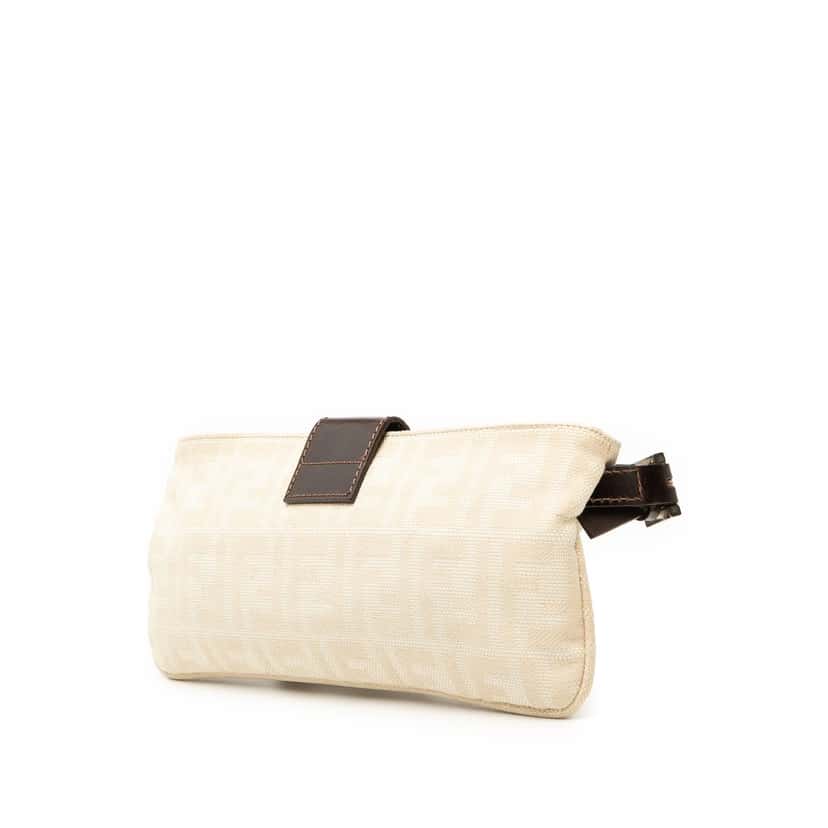 Fendi Zucca Canvas Crossbody Beige Very good condition - Back View