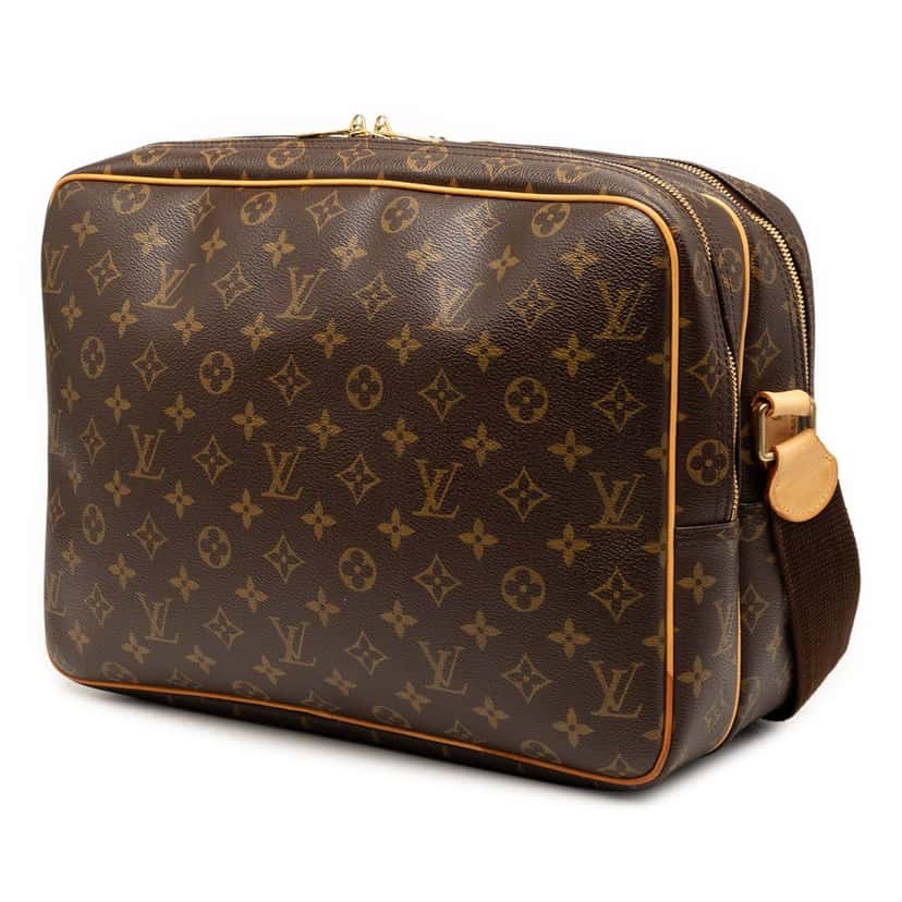 Louis Vuitton Monogram Reporter GM Brown Very good condition - Back View
