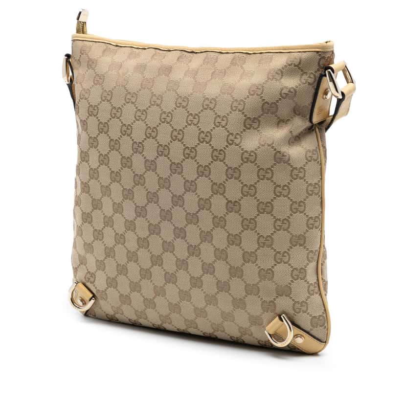 Gucci GG Canvas Abbey D Ring Crossbody Beige Very good condition - Back View