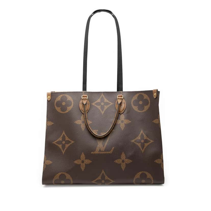 Louis Vuitton Monogram Reverse Giant OnTheGo GM Brown Very good condition - Front View