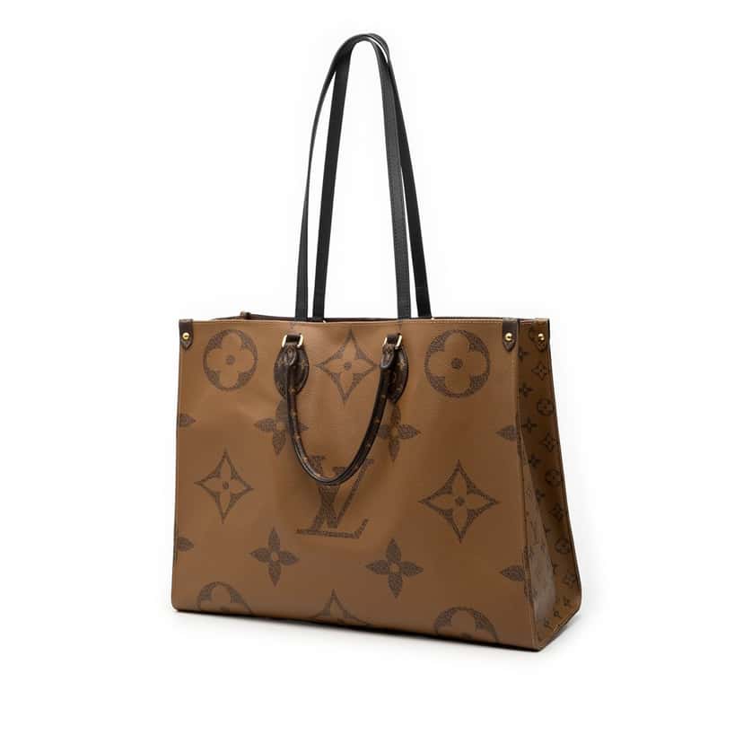 Louis Vuitton Monogram Reverse Giant OnTheGo GM Brown Very good condition - Back View
