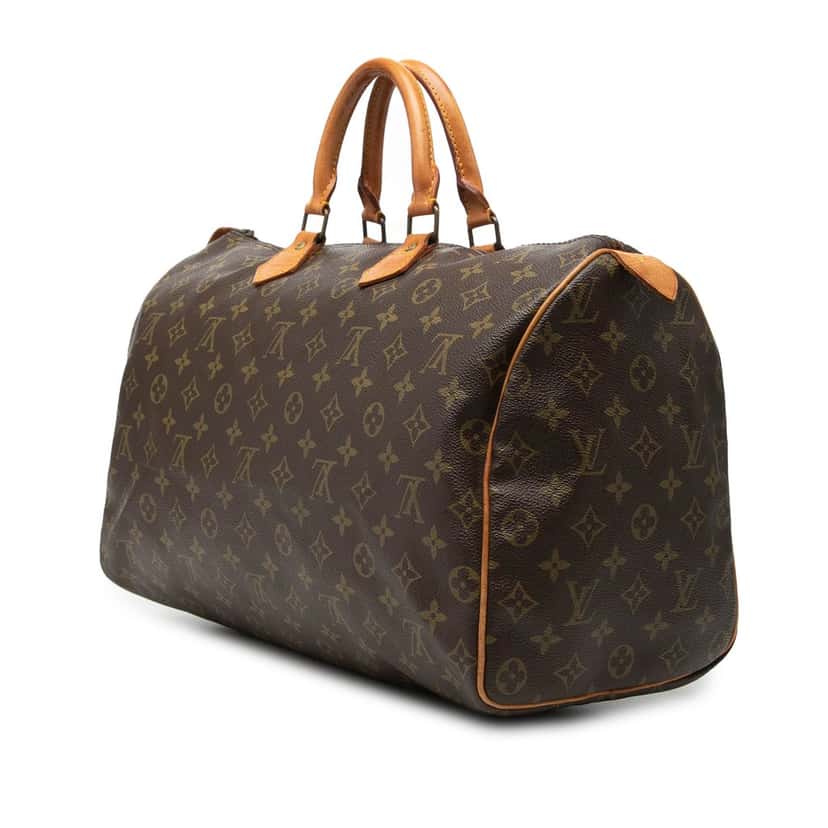 Louis Vuitton Monogram Speedy 40 Brown Very good condition - Back View