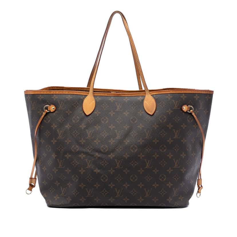 Louis Vuitton Monogram Neverfull GM Brown Very good condition - Front View