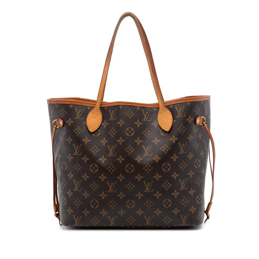 Louis Vuitton Monogram Neverfull MM Brown Very good condition - Front View