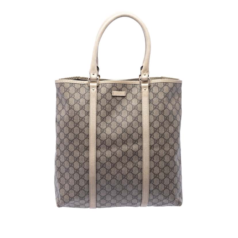 Gucci GG Supreme Joy Vertical Tote Beige Very good condition - Front View