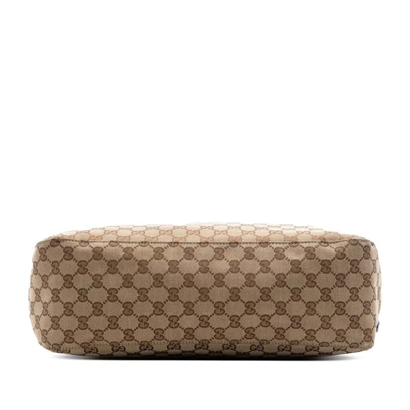 Gucci Large GG Canvas Icon Bit Satchel Beige Very good condition - Inside View