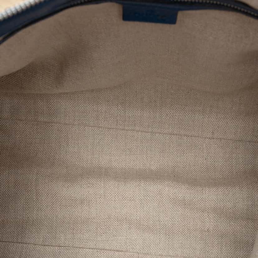 Gucci Large GG Canvas Icon Bit Satchel Beige Very good condition - Model View