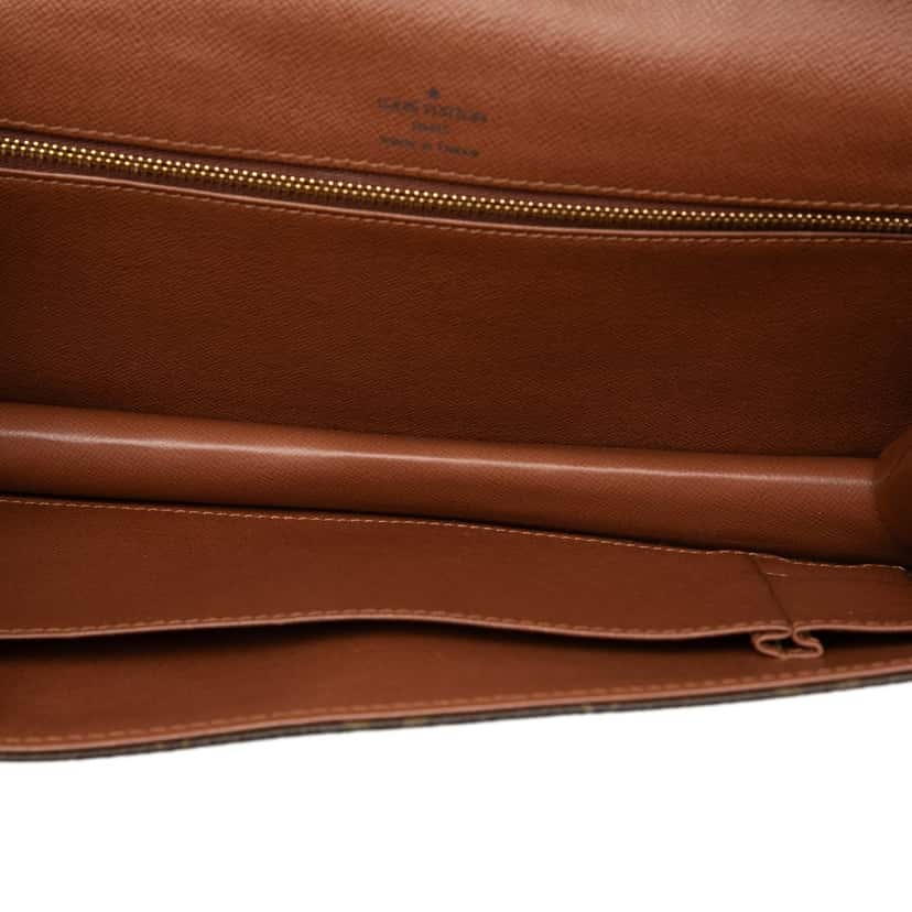 Louis Vuitton Monogram Pochette Dame GM Brown Very good condition - Model View