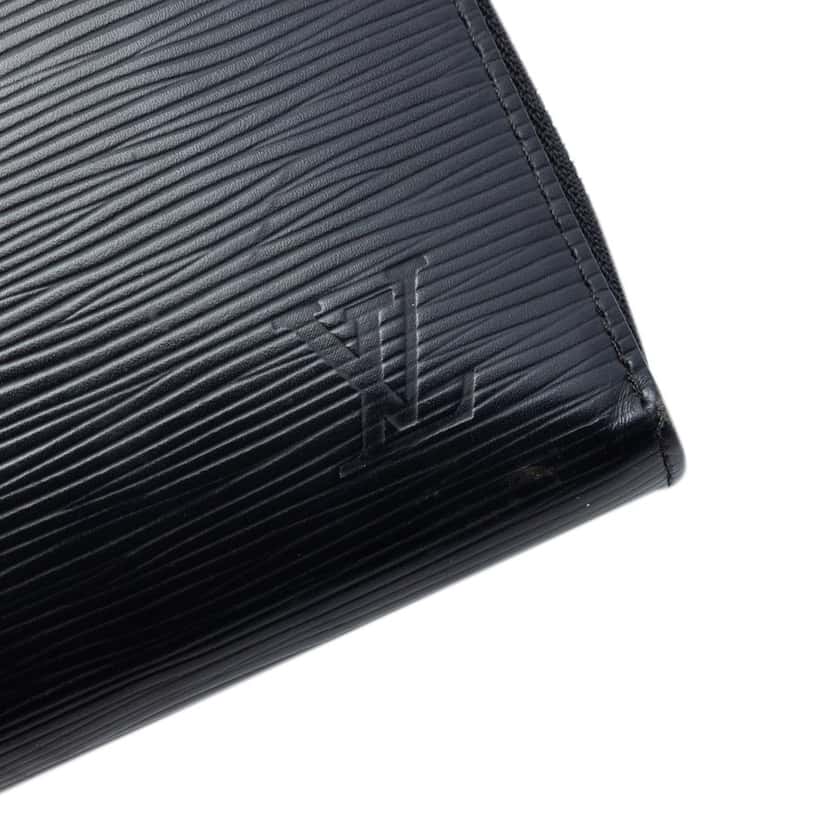 Louis Vuitton Epi Pochette Jour PM Black Leather Very good condition - Box View