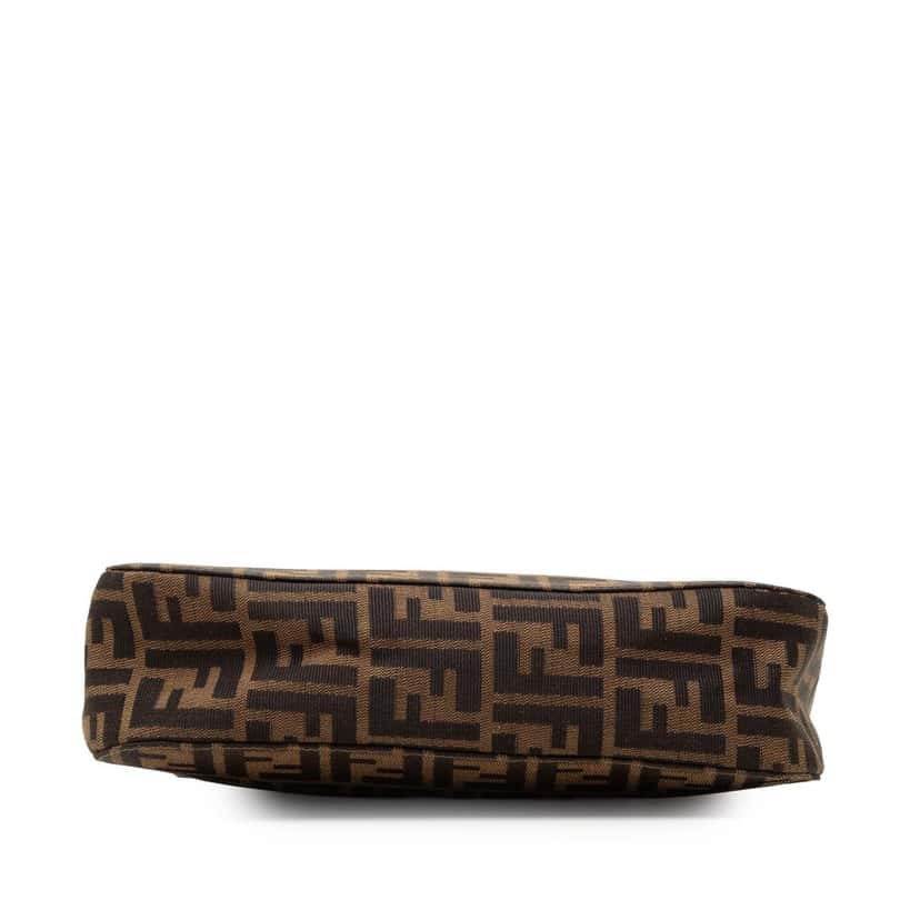 Fendi Zucca Canvas Shoulder Bag Brown Very good condition - Inside View