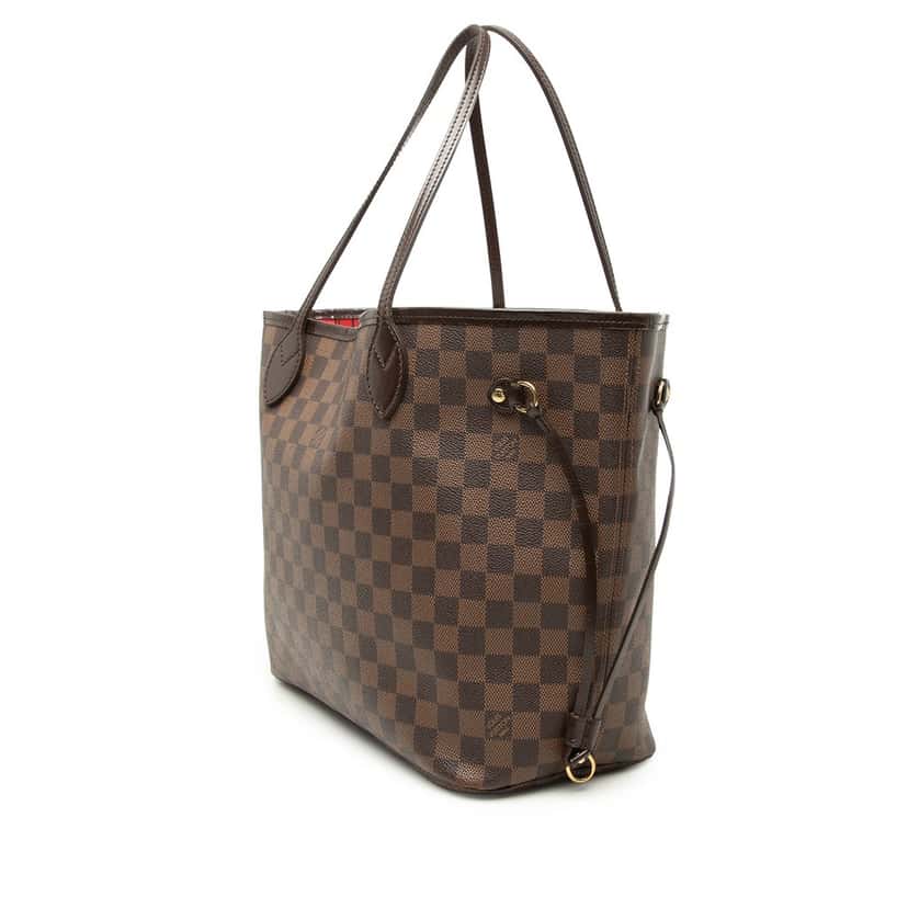 Louis Vuitton Damier Ebene Neverfull MM Brown Very good condition - Back View