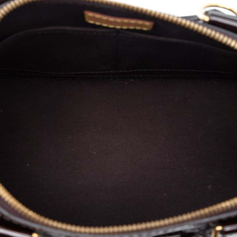 Louis Vuitton Monogram Vernis Alma PM Purple Leather Very good condition - Model View