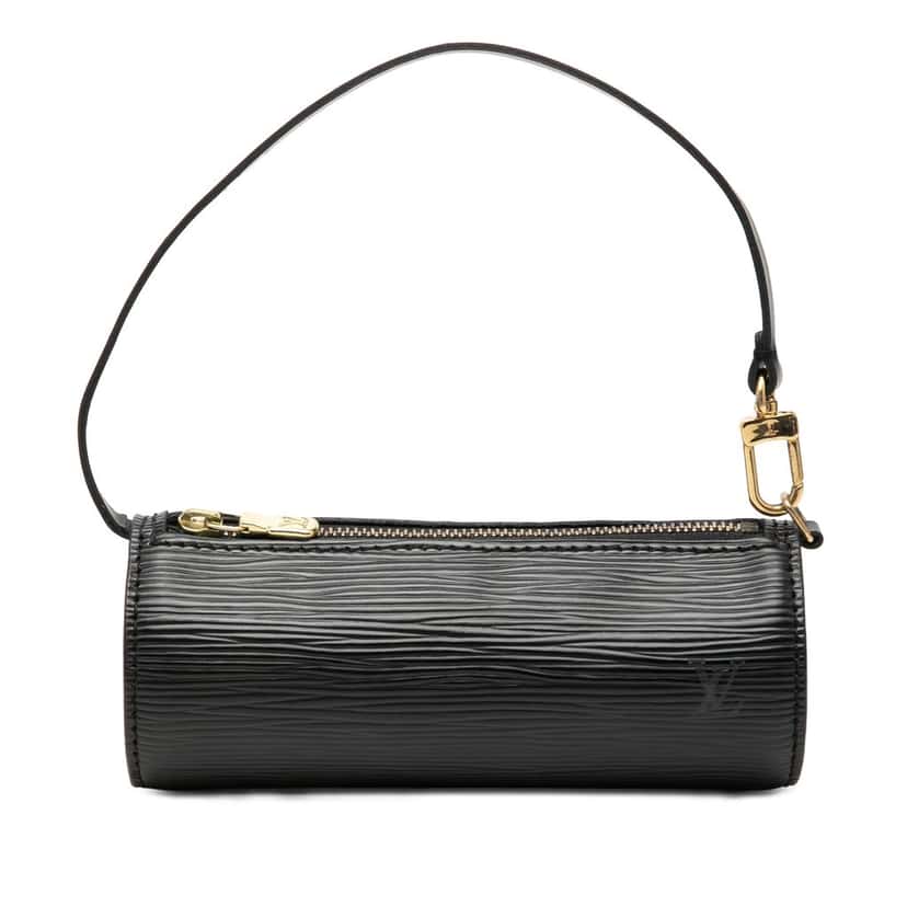 Louis Vuitton Epi Pochette Soufflot Black Leather Very good condition - Front View