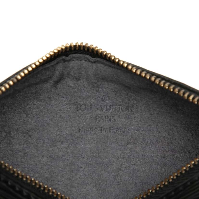 Louis Vuitton Epi Pochette Soufflot Black Leather Very good condition - Box View