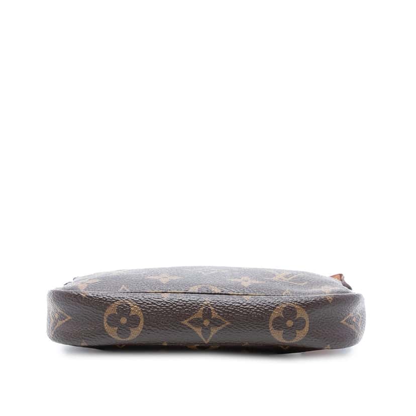 Louis Vuitton Monogram Mini Pochette Accessoires Brown Very good condition - Inside View