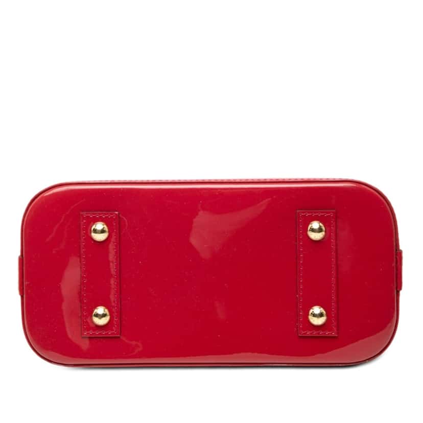 Louis Vuitton Monogram Vernis Alma BB Red Leather Very good condition - Inside View