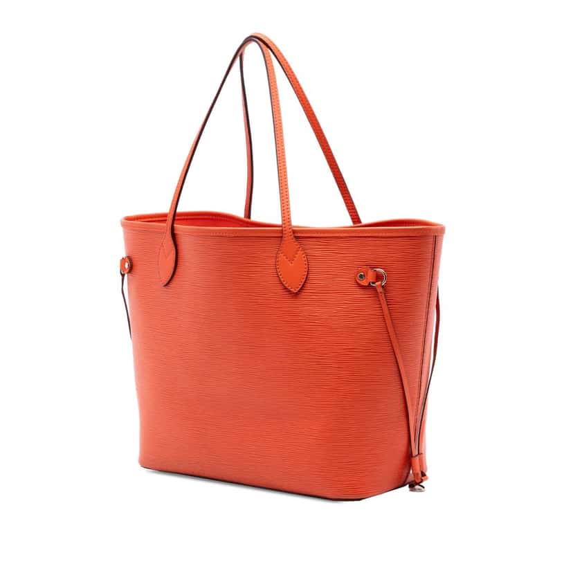 Louis Vuitton Epi Neverfull MM Orange Leather Very good condition - Back View