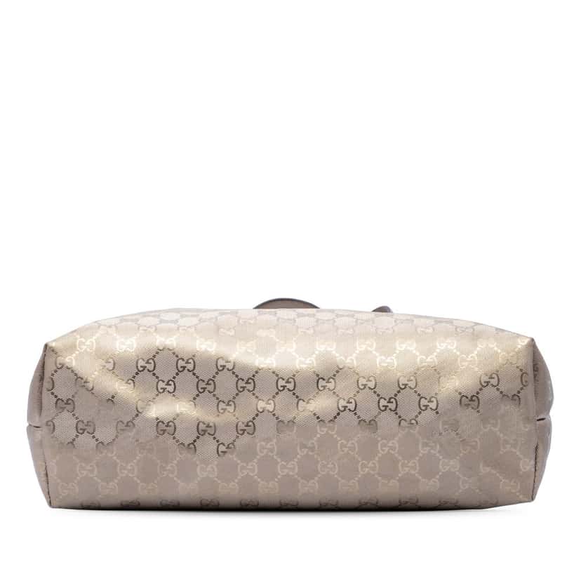 Gucci Medium GG Imprime Tote Gold Very good condition - Inside View