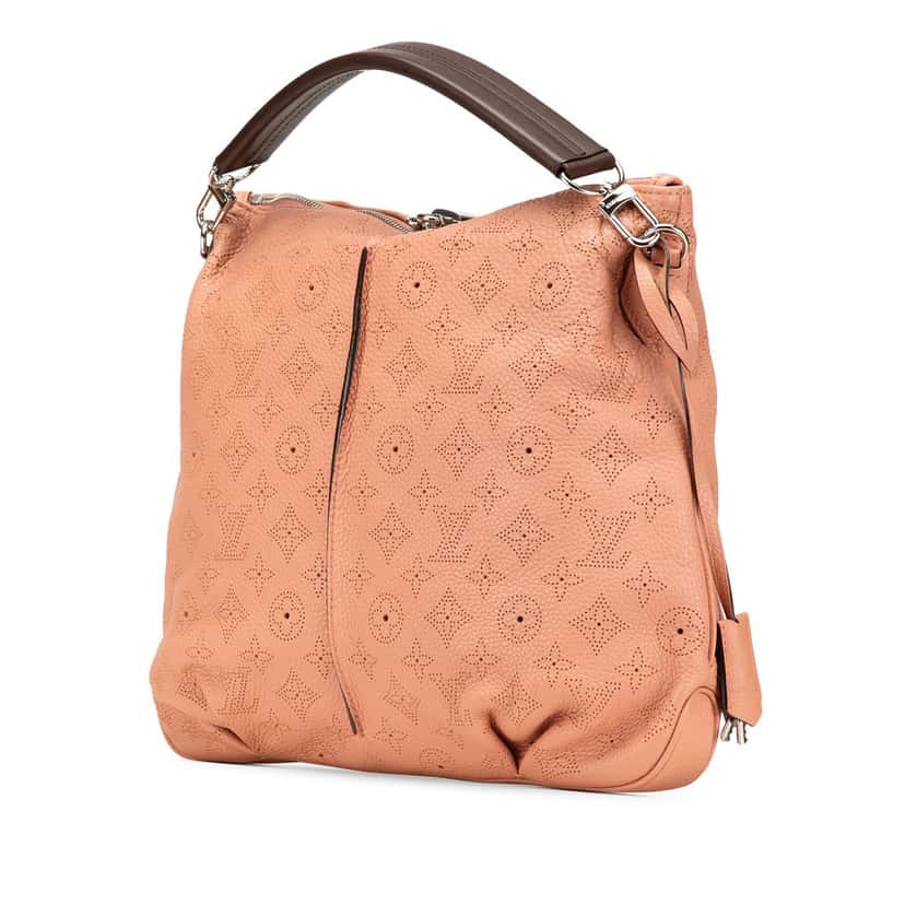 Louis Vuitton Monogram Mahina Selene PM Pink Leather Very good condition - Back View