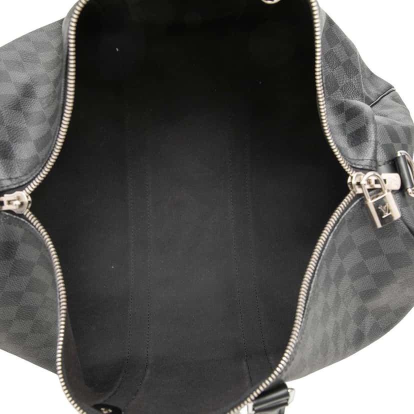 Louis Vuitton Damier Graphite Keepall Bandouliere 45 Black Very good condition - Model View