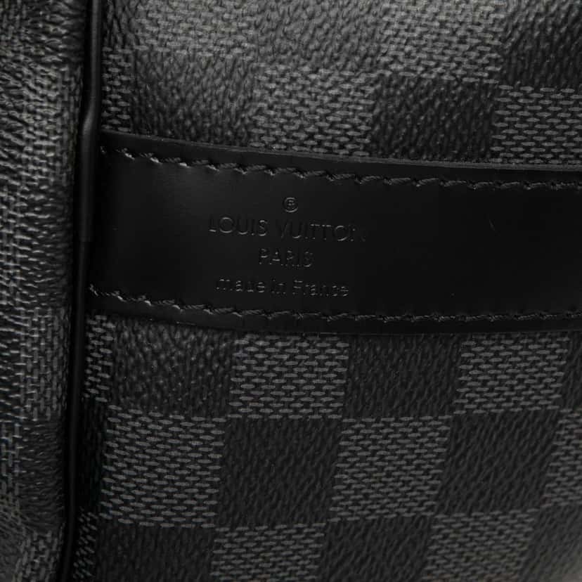 Louis Vuitton Damier Graphite Keepall Bandouliere 45 Black Very good condition - Box View