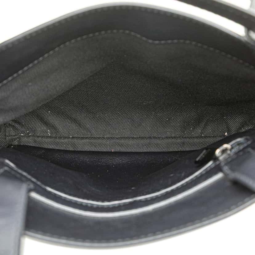 Bottega Veneta Nappa Intrecciato Messenger Bag Black Leather Very good condition - Model View