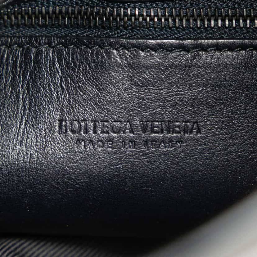 Bottega Veneta Nappa Intrecciato Messenger Bag Black Leather Very good condition - Box View
